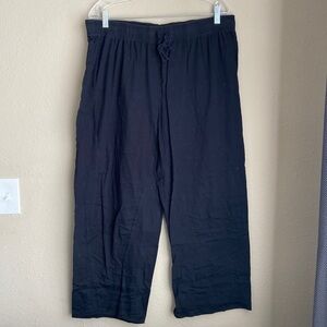 Hanes Jersey Wide Leg House Pants